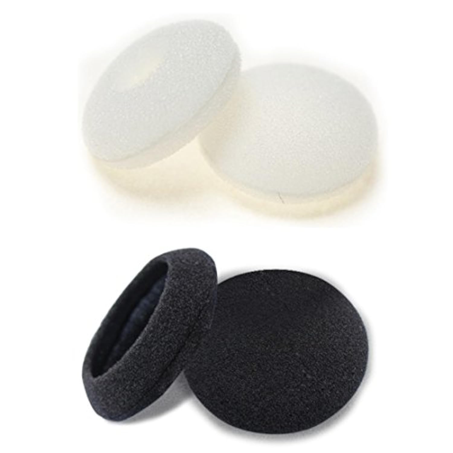 uxcell 100 Pcs Black Sponge Earbud Headphone Cap Ear Pads Cover Replacement