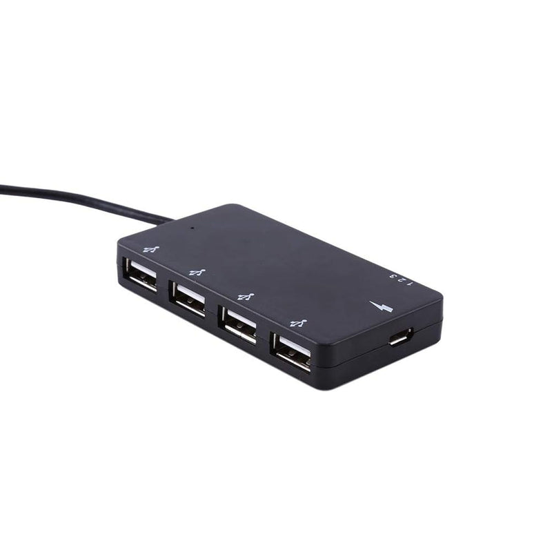 Micro Usb Hub Otg Adapter, Support Hot-Swappable Extension Adapter 4 Port Otg