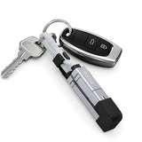 4-in-1 Keychain Charging Cable, 140W Fast Charging USB C Cable with LED Display, USB A/C to USB C & Lightning, Portable Short Charger Cord for iPhone