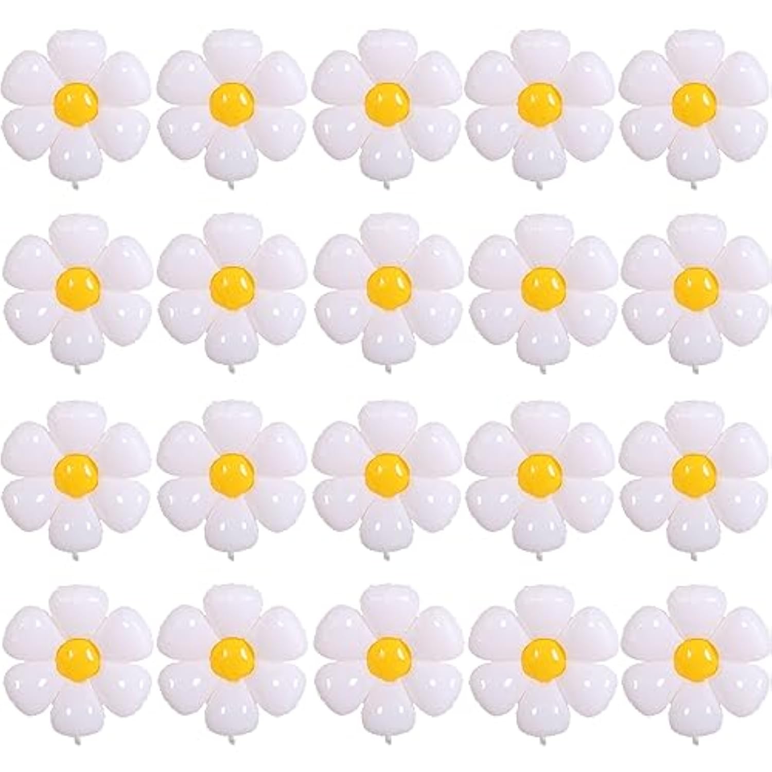 20 Pieces Daisy Balloons, Daisy Balloons, For Daisy Birthday Decorations, Baby Shower, Wedding, Baby Shower