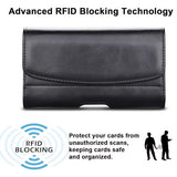 Phone Holster for  Galaxy S26 Ultra [Built-in Card Slot],Phone Belt Case,Belt Loop,Belt Clip,Magnetic Closure Galaxy S26 Leather Horizontal
