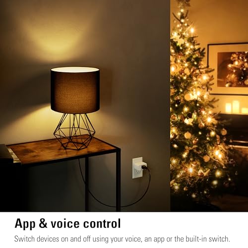 Energy (Matter) 2 Pack Smart Plug, App And Voice Control, 100% Privacy, Matter Over Thread, Works With Apple Home, Alexa, Google Home, Smartthings, Requires Thread Border Router