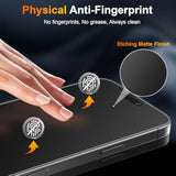 3 Pack For Iphone 17 Pro 6.3 Inch Matte Glass Screen Protector, Auto Alignment Quick Fit Easy Installation, Anti Glare Anti Fingerprint Tempered Glass, Smooth Touch, Case Friendly