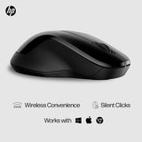 250 Dual Mouse - For Computer Or Laptop - Multi-Os & Device Compatibility, Dual-Mode 2.4 Ghz Or Bluetooth Connectivity - Multi-Surface Technology - 1-Year Battery Life - Ambidextrous