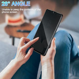 2 Pack Privacy Screen Protector For Tcl 40 Xl[Anti-Spy Tempered Glass], Ultra Hd, Anti-Scratch, Bubble-Free, Easy Install 9H Protective Glass For Tcl 40 Xl