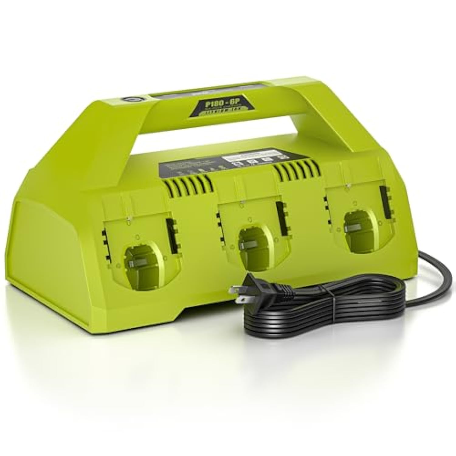 18V Battery Charger Replacement For Ryobi 18V Battery,6-Port Charger Station For Lithium-Ion One+ Batteries P100 P102 P103 P105 P107 P108 P189 P190 P193 P197,For Ryobi Charger P135 P117 P118