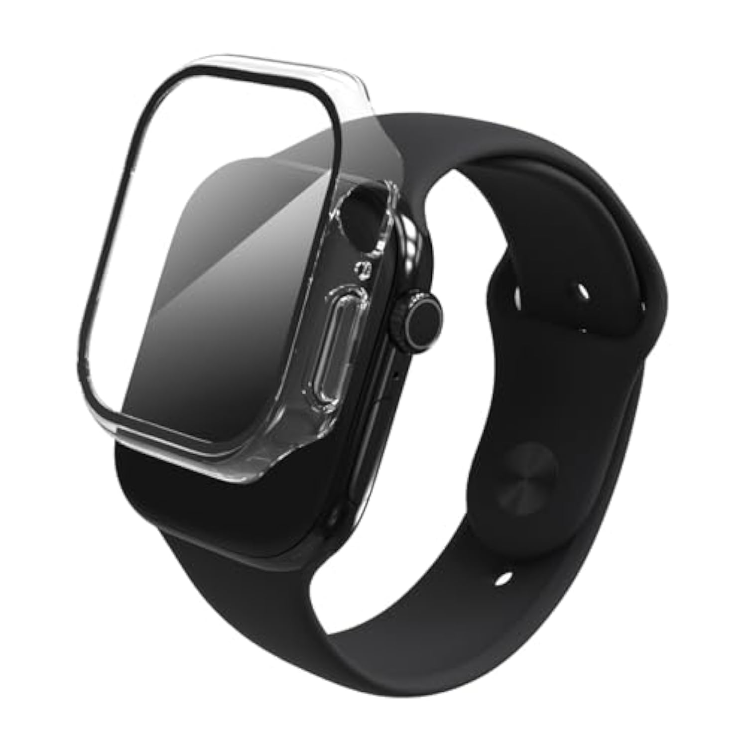 ZAGG Glass 360 Screen Protector for Apple Watch Series 11/10, Watch Size: 42mm, Integrated Bumper, 5X Stronger Impact Protection, Scratch-Resistant, Eco-Friendly Materials