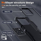 Moto G 5G 2025 Heavy Duty Full Body Case, Black Matte Finish