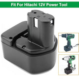 3500Mah 12V Ni-Mh Battery Compatible With Hitachi Eb1214S Eb1212S Eb1214L Eb1220Bl Eb1220Hs Eb1222Hl Eb1226Hl Eb1230Hl Bcc1212 Eb1230R Eb1230X Eb1233X