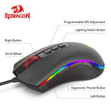 M711 Cobra Rgb Optical Gaming Mouse Black