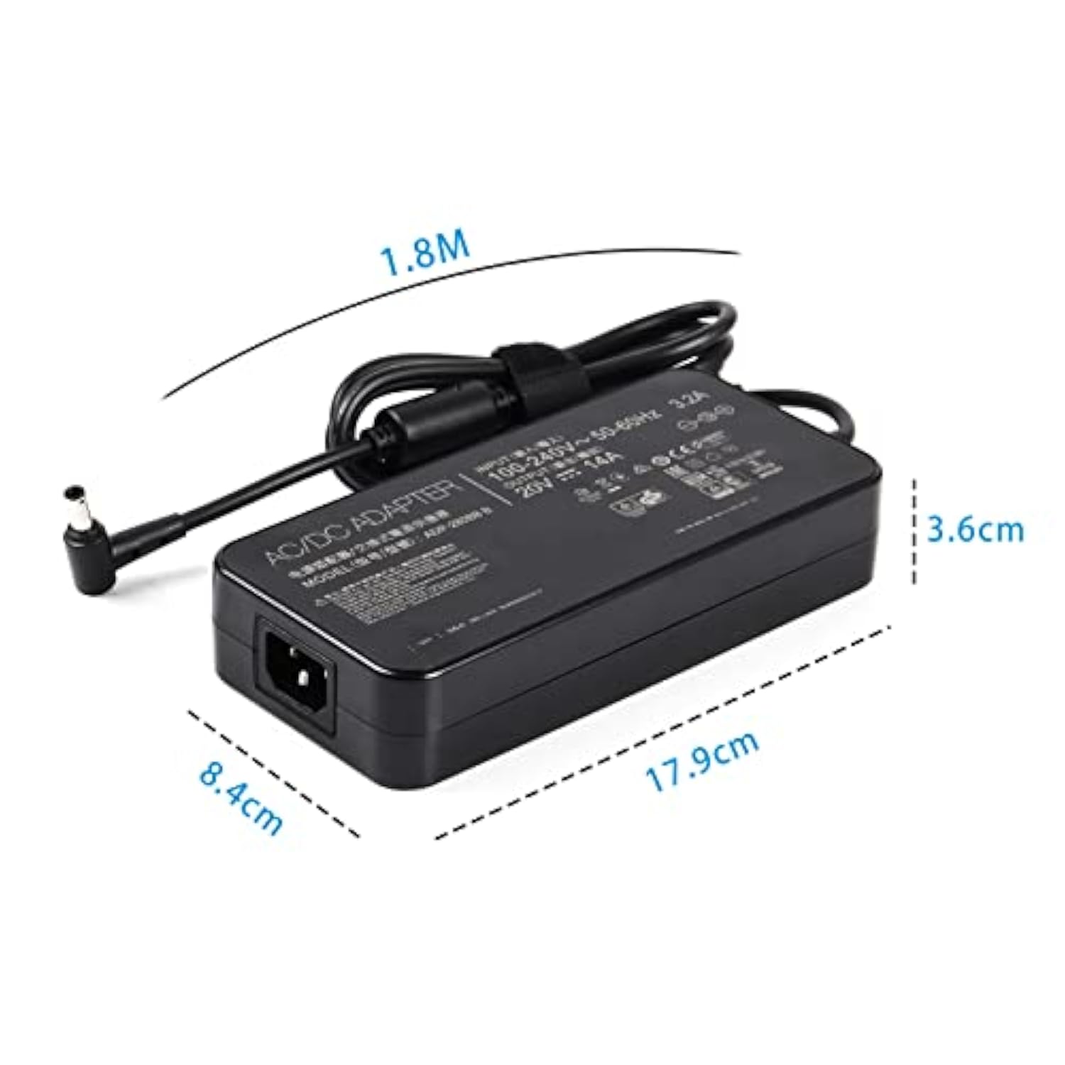 280W Charger Adp-280Bb B 20V 14A Compatible With Asus Rog G703Gx-Ev017Fr E5019