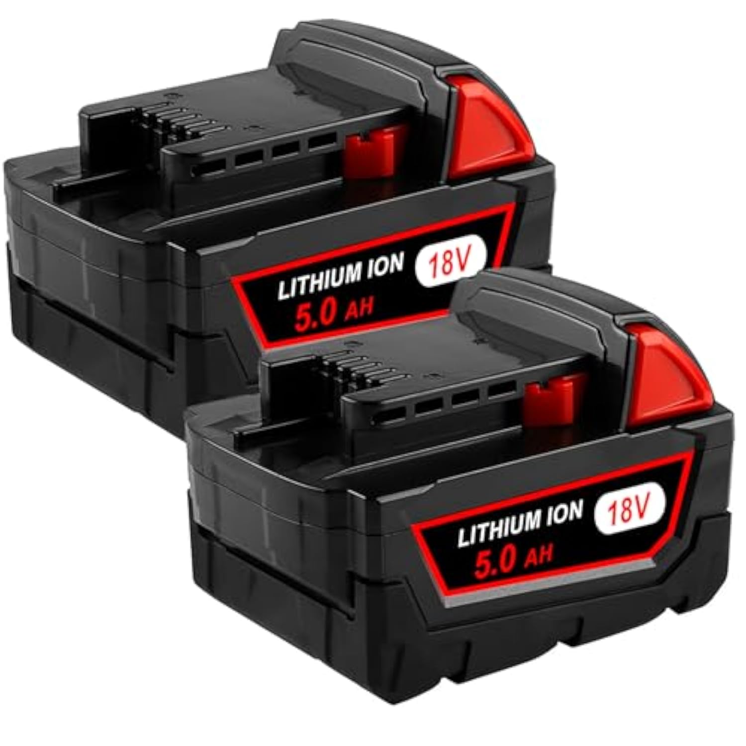 5.0Ah 18V Lithium Replacement Battery For M18 Battery?Compatible With Milwaukee M18 Cordless Power Tools 48-11-1852 48-11-1850 48-11-1840 48-11-1890 48-11-1828 48-11-1815