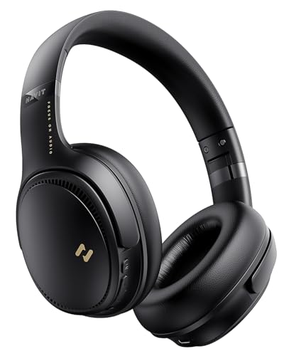 Active Noise Cancelling Headphones, Wireless Headphones Over Ear, Foldable Bluetooth 5.3 Over The Ear Headphone, 50H Playtime, Hd Stereo Sound, Custom Eq Via App For Travel, Office, Home