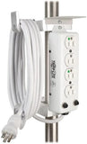 Hospital Mounting Clamp Power Strip Holder for Medical Grade Power Strips Rubber