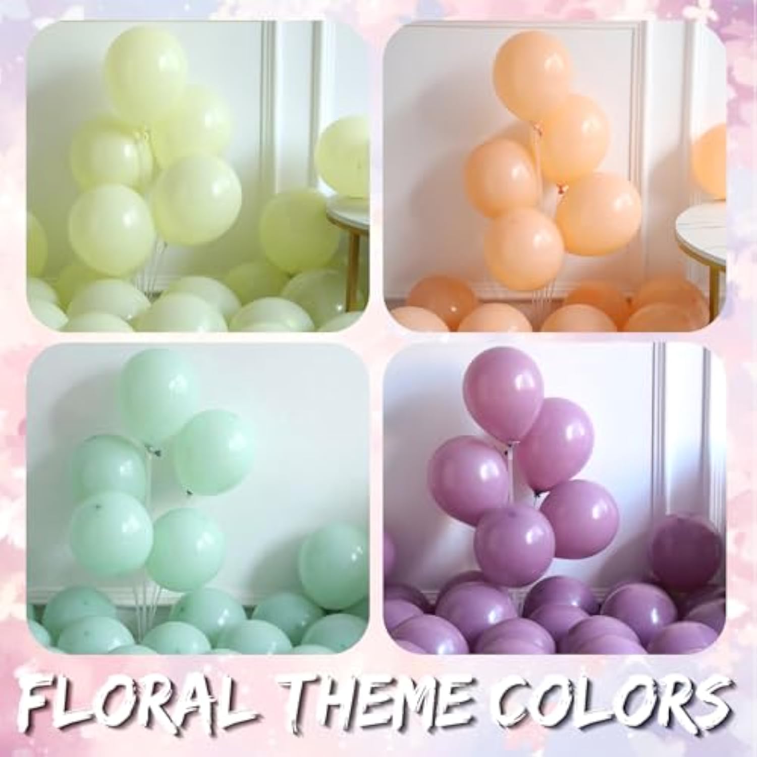 Spring Floral Butterfly Balloon Arch Kit,137Pcs Pastel Lavender Purple Yellow Balloon Garland With Daisy,Butterfly Foil Balloons For Wildflower Fairy Baby Shower Birthday Garden Tea Party Decorations