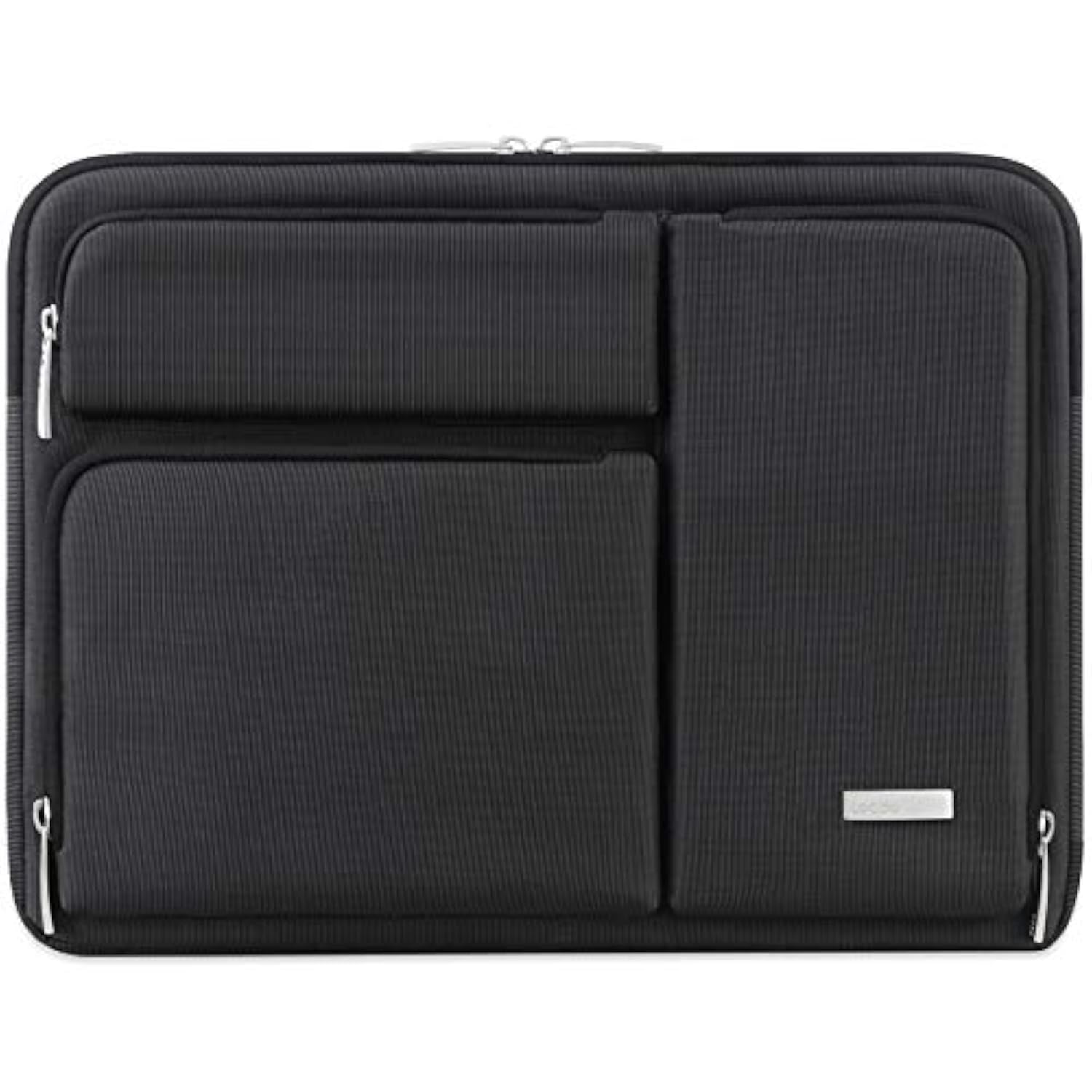 360° Protective Laptop Sleeve Case For 15.6 Inch Acer Aspire 5, E 15, Predator Helios 300, Flagship/Asus Vivobook 15 / Dell Inspiron 15 / Lenovo Ideapad 330 / Pavilion 15, Computer Bag, Black