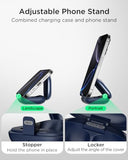 T30 Noise Cancelling Earbuds with Phone Stand, Punchy Bass, 4-Mic, True Wireless Bluetooth 6.0 in Ear Headphones, 28H Playtime, IPX4 (Blue)