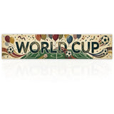 2026 World Cup Banner Wall Decor, Soccer Hanging Banner, Tournament Celebration Decoration for Home Bar Classroom Event Photo Backdrop 48 x 9 Inch