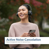 Professional Wireless Headset with AI Noise Cancelation (HS-1500BT II) - Includes ANC and AI-Powered Noise Canceling Tech for Professional Sounding