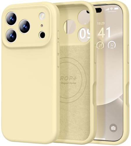 Magnetic for iPhone 17 Pro Max Case, Compatible with Magsafe (Premium Liquid Silicone) (Integrated Camera Control Button) Full Body Protective
