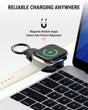 WatchIt Keychain Magnetic Charger for  Watch, Fast Charging USB-C Plug-in (No Battery), Portable Travel Charger for Series