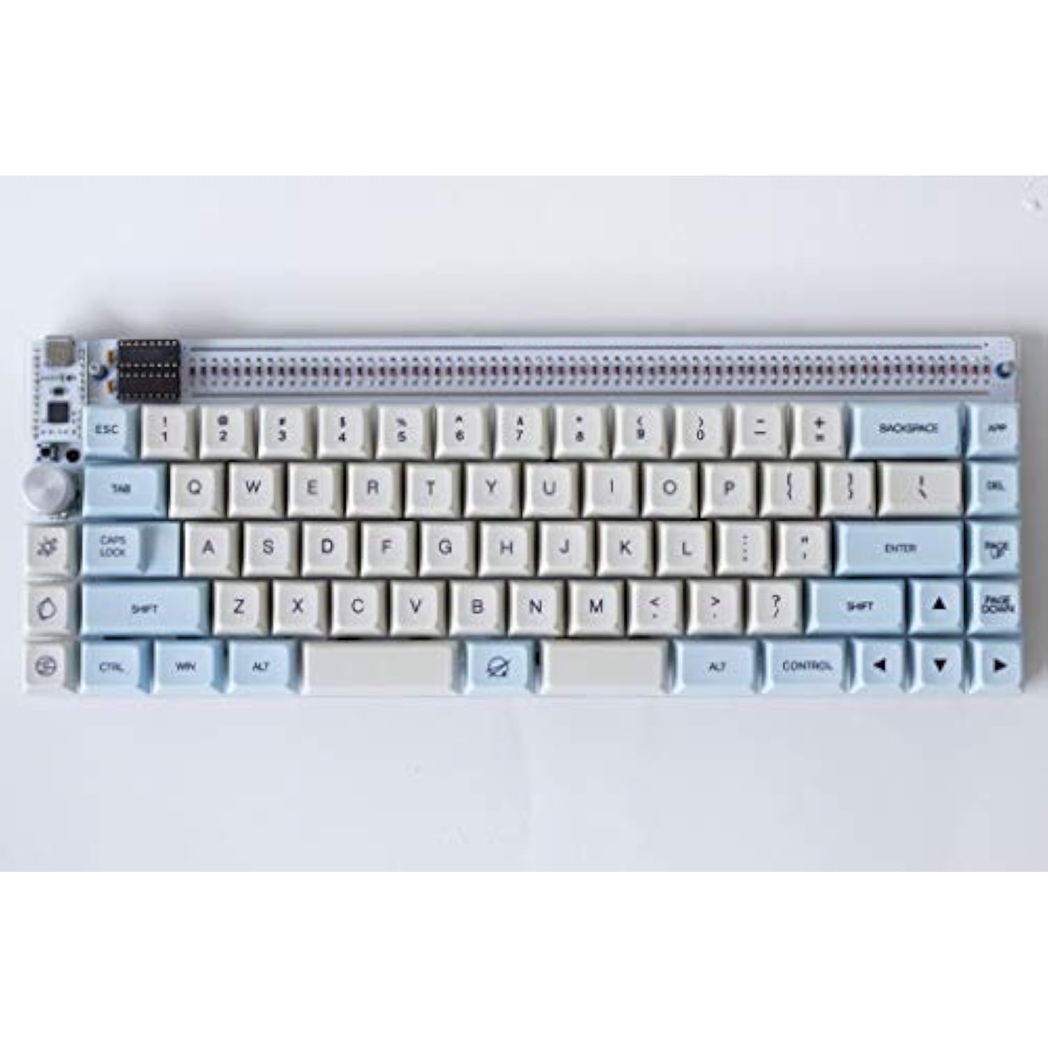 Nibble 65% 72 Key Programmable Qmk Mechanical Keyboard Kit (White)