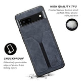 Case For Google Pixel 7,Pu Leather Wallet Case With Credit Card Slot Holder Ultra Slim Protector Case For Google Pixel 7 (Gray)