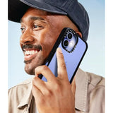 Impact Iphone 14 Plus Case [4X Military Grade Drop Tested / 8.2Ft Drop Protection] - Bright Spring Flowers - Glossy Black