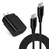 25W Super Fast Type C Charger Usb C Charging Block For Samsung Galaxy A17 A36 A15 A16 5G A54 A35 S25 Ultra S25+ S24 Fe S23 Ultra S22 S21 Z Flip 7 Fold 7,Wall Plug Box+6Ft C Andriod Phone Charger Cable