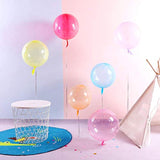 18 Inch Blue Helium Bobo Balloons 10 Pc for Christmas Wedding Birthday Party