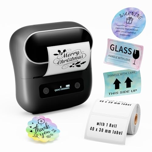 M220 Wireless Label Maker Portable Address Printer For 0.78 To 3.14 Inch Labels, For Home Office And Small Business Organization, Compatible With Iphone Android And Pc, With 40X30Mm Label