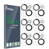 6-Pack iPhone 13-15 Camera Lens Protector 9H Case Friendly