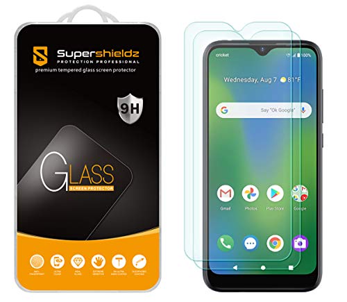 (2 Pack) Designed for Cricket Influence and AT&T Maestro Plus (V350U) Tempered Glass Screen Protector, Anti Scratch, Bubble Free