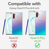 Case for  Galaxy Note 10 Plus Case With Screen Protector, Full Body Protective Hybrid Dual layer Shockproof Acrylic Back Case Cover for Galaxy