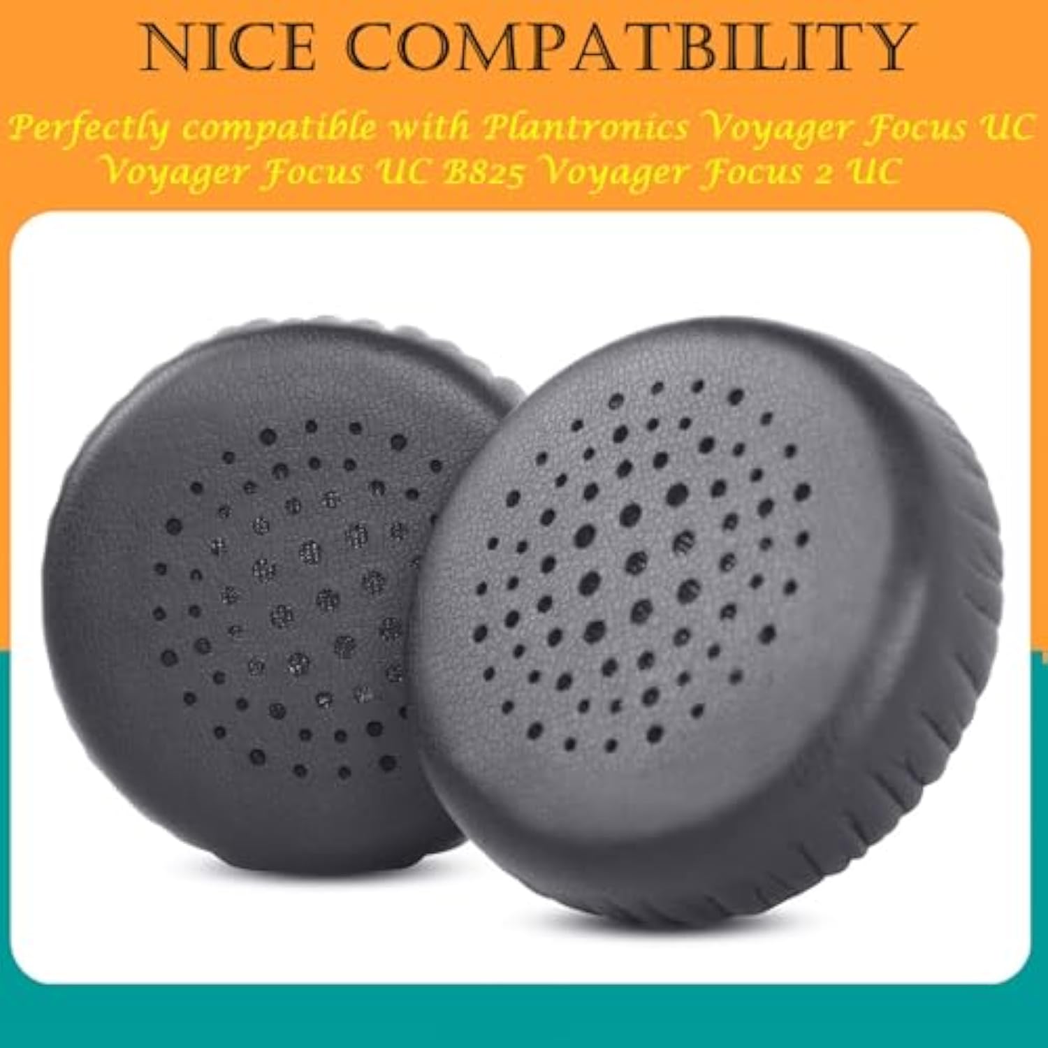 Ear Pads Ear Cushions Replacement Compatible With Plantronics Voyager Focus Uc Voyager Focus Uc B825 Voyager Focus 2 Uc Blackwire 5220 5210 Headphone