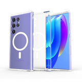 Samsung S24 Ultra Clear Case with MagSafe Compatibility, Military-Grade Protection, Yellowing Resistant, Classic MagFit Design