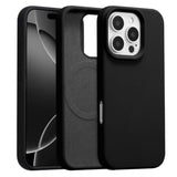 Magnetic Silicone Case for iPhone 16 Pro Max, Black - Premium Protection and Style
