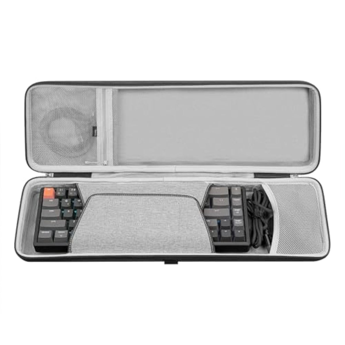 Geekria 65% Keyboard+Mouse Combo Case, Hard Shell Travel Carrying Bag for 68 K