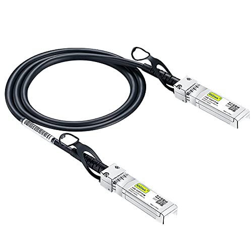 1.25G Sfp Dac Twinax Cable - Gigabit Passive Direct Attach Copper Twinax Sfp Cable For Cisco Sfp-1Gbase-Cu1M, Ubiquiti Unifi, Fortinet, Netgear, Tp-Link And More, 1-Meter(3.3Ft)