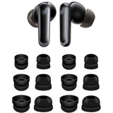 Double Flange Eartips Compatible With Soundcore P20I P30I P40I Earbuds, 6 Pairs S/M/L Sizes Soft Ear Tips Earbuds Tips, Compatible With Soundcore P20I P30I P40I 6 Pairs Black