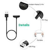 Charger Replacement For Fitbit Inspire 3 Fitness Tracker - Usb Magnetic Charging Cable Cord With Adapter Accessories For Smartwatch, 3.3Ft