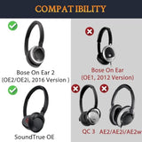 Headband Cover For Bose Oe2/Oe2I, Soundtrue Oe On-Ear Headphones, Replacement Headstrap Pad Repair Part - Black