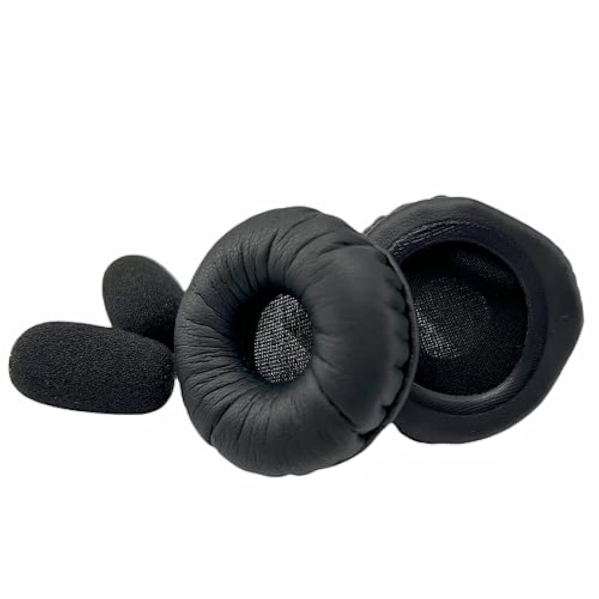 Ear Pads Cushions Replacement Compatible With Telex Airman 750 Aviation Headset Pad Earmuffs Cups Cover Headphone Repair Parts-Protein Leater