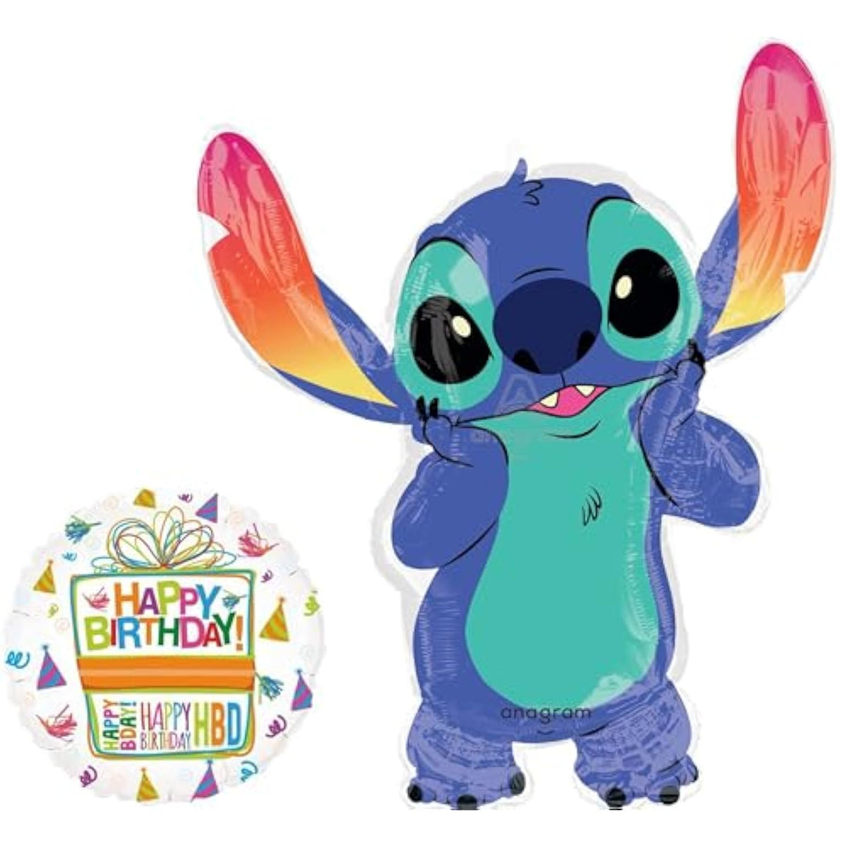 Anagram 33" Stitch Super Shape Foil Balloon