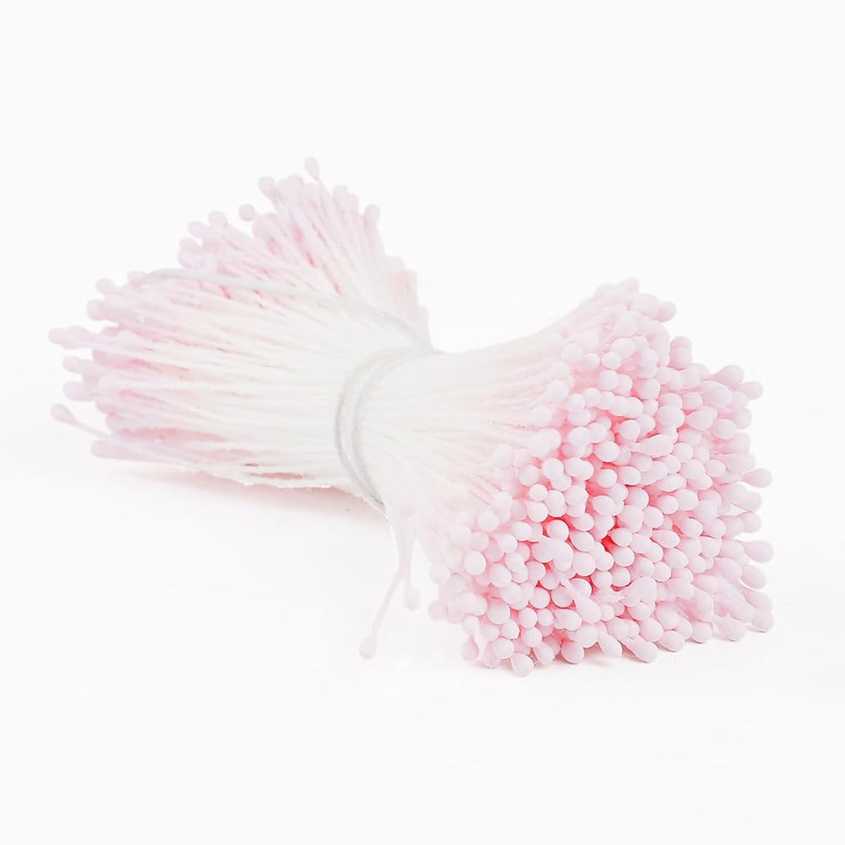 800Pcs 1Mm Pink Double Heads Artificial Matte Flower Stamen For Diy Scrapbooking Pistil Cake Craft Wedding Home Decoration