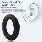 Ear Pads Replacement Ear Cushions Compatible With Sennheiser Hd599 Se Hd598 Sr Hd569 Hd559 Hd595 Pc360 Pxc450 Pxc350 Hd380 Pro Hme95 G4Me Zero Headphones Protein Leather Memory Foam Earpads - Black