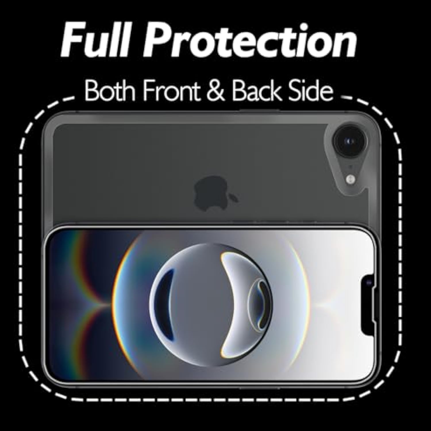 For Iphone 16E Front And Back Screen Protector, Iphone 16E Glass Protector Front & Back Tempered Glass Hd Clarity (6.1 Inch)