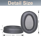 Wh-H900N Replacement Ear Pads Protein Pu Leather Ear Cushion Compatible With Sony Wh-H900N And Mdr-100Abn Headphones (Dark Grey)