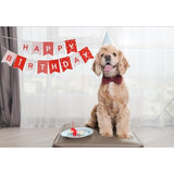 Red & White Happy Birthday Banner for Party Decorations & Supplies