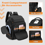 Dj Cable Backpack With 3 Detachable Dividers And Laptop Compartment, Dj Controller Bag For Microphones, Sound Equipment And Music Instrument